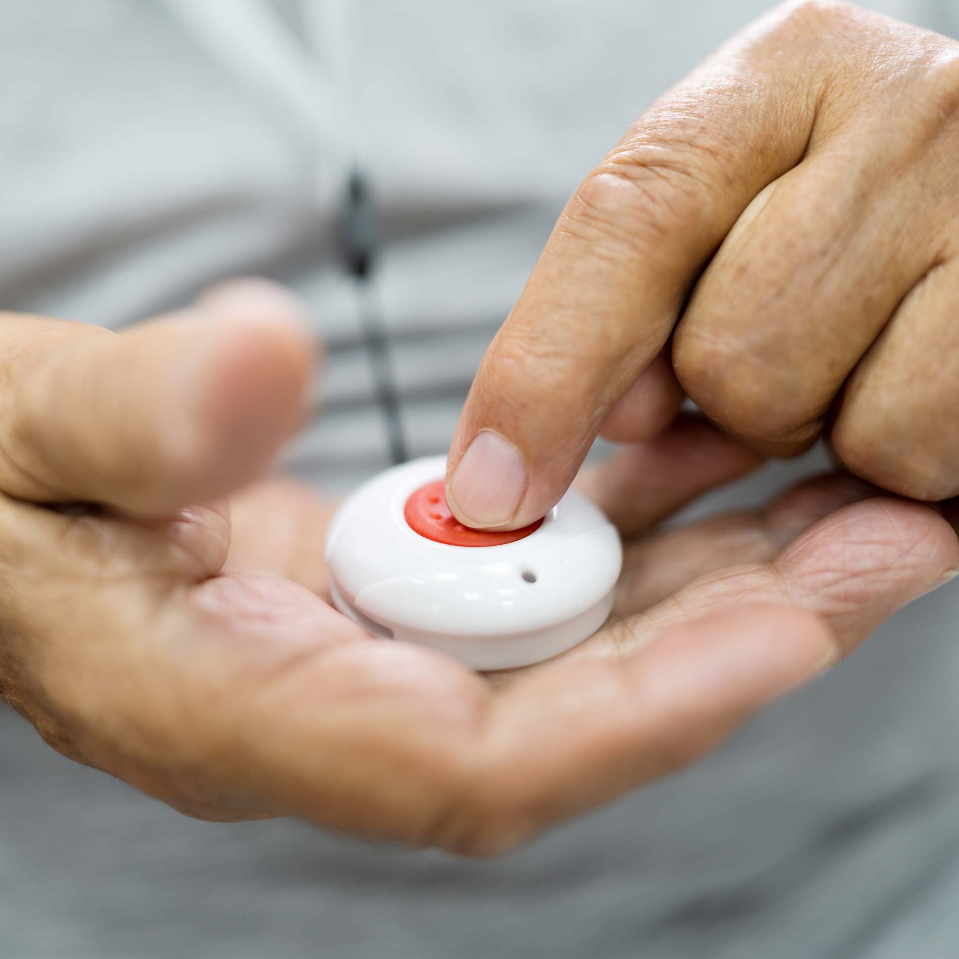 An emergency call button available to Cypress Springs residents