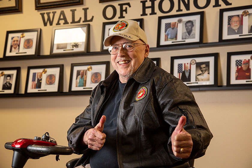 The Wall of Honor at Cypress Springs